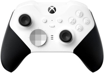 Microsoft - Elite Series 2 Core Wireless Controller for Xbox Series X, Xbox Series S, Xbox One, and Windows PCs - White - Front_Zoom