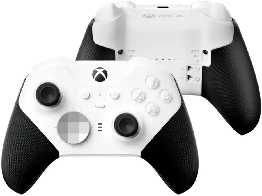 Alt View 18. Microsoft - Elite Series 2 Core Wireless Controller for Xbox Series X, Xbox Series S, Xbox One, and Windows PCs - White.