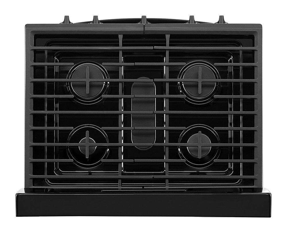 Alt View 11. Whirlpool - 5.1 Cu. Ft. Freestanding Gas Range with Edge to Edge Cooktop - Black.