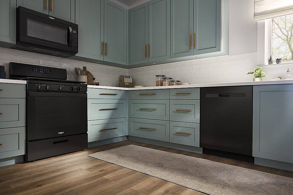 Alt View 23. Whirlpool - 5.1 Cu. Ft. Freestanding Gas Range with Edge to Edge Cooktop - Black.