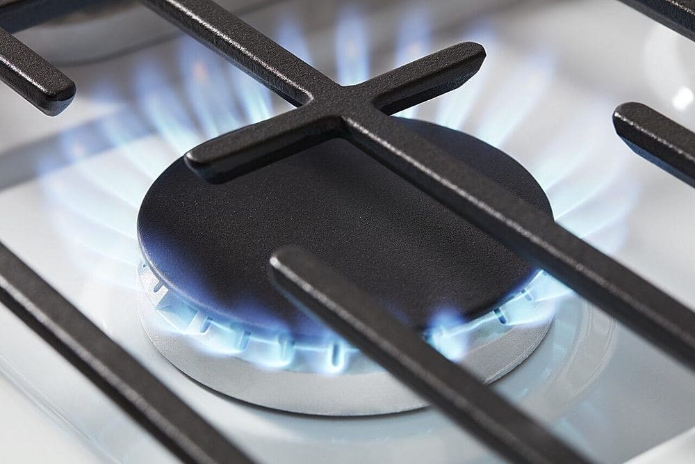 Alt View 14. Whirlpool - 5.1 Cu. Ft. Freestanding Gas Range with Edge to Edge Cooktop - White.