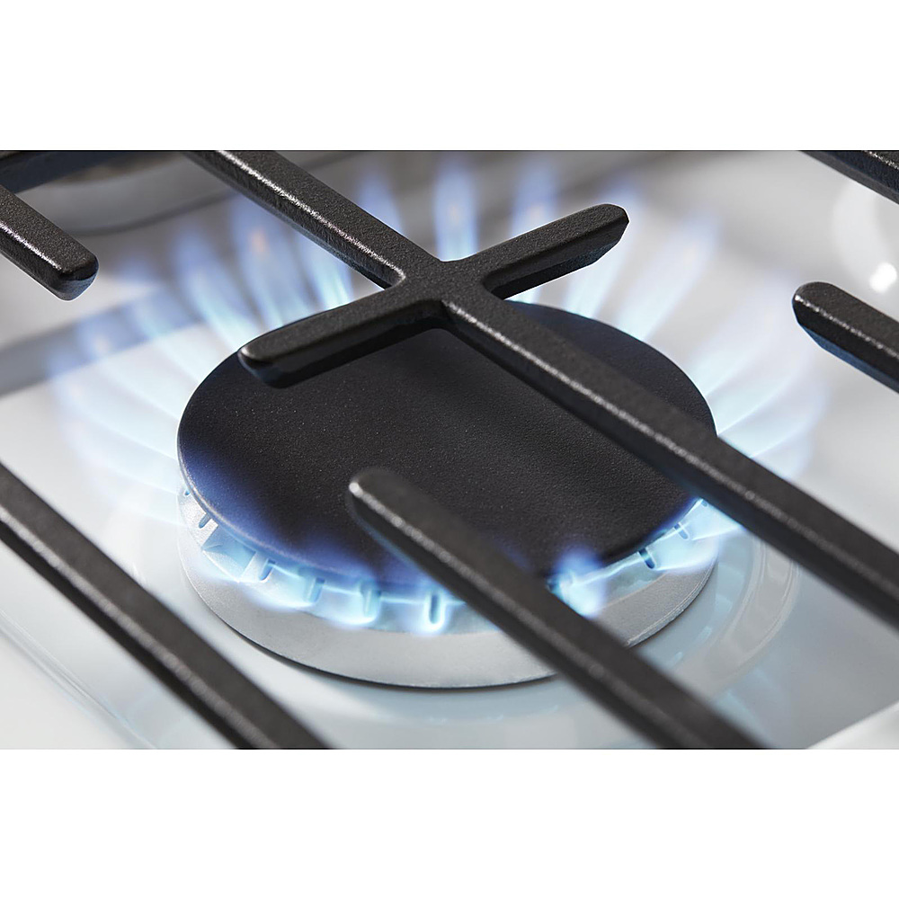 Alt View 21. Whirlpool - 5.1 Cu. Ft. Freestanding Gas Range with Edge to Edge Cooktop - White.