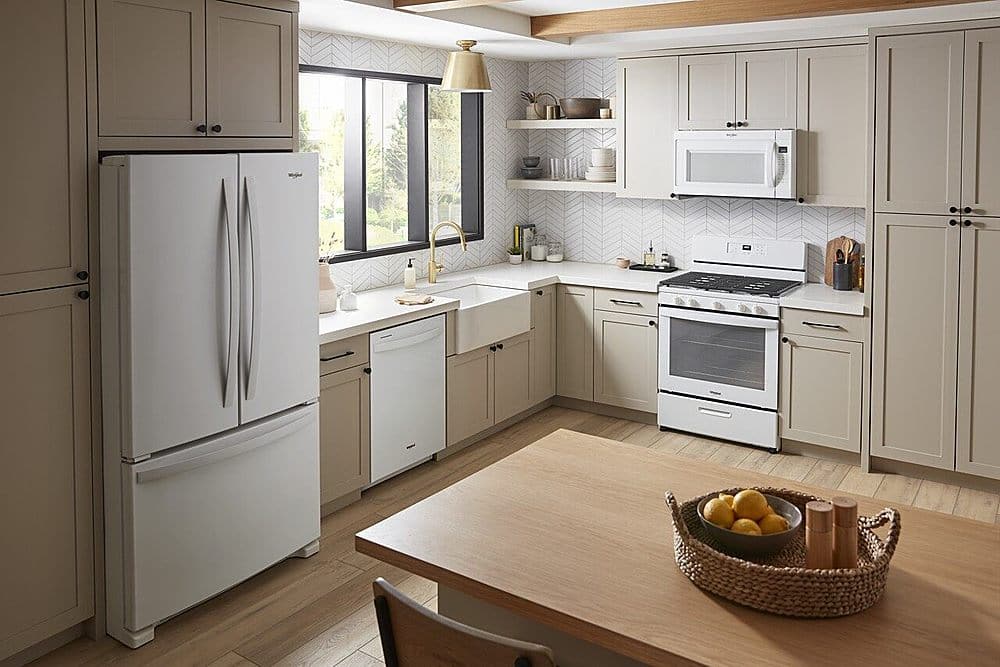 Alt View 24. Whirlpool - 5.1 Cu. Ft. Freestanding Gas Range with Edge to Edge Cooktop - White.