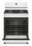 Alt View 1. Whirlpool - 5.1 Cu. Ft. Freestanding Gas Range with Edge to Edge Cooktop - White.