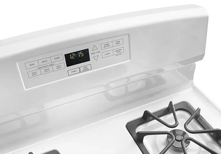 Alt View 13. Amana - 5.1 Cu. Ft. Freestanding Gas Range with Bake Assist Temps - White.