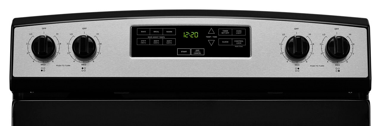 20-inch Amana® Electric Range Oven with Versatile Cooktop