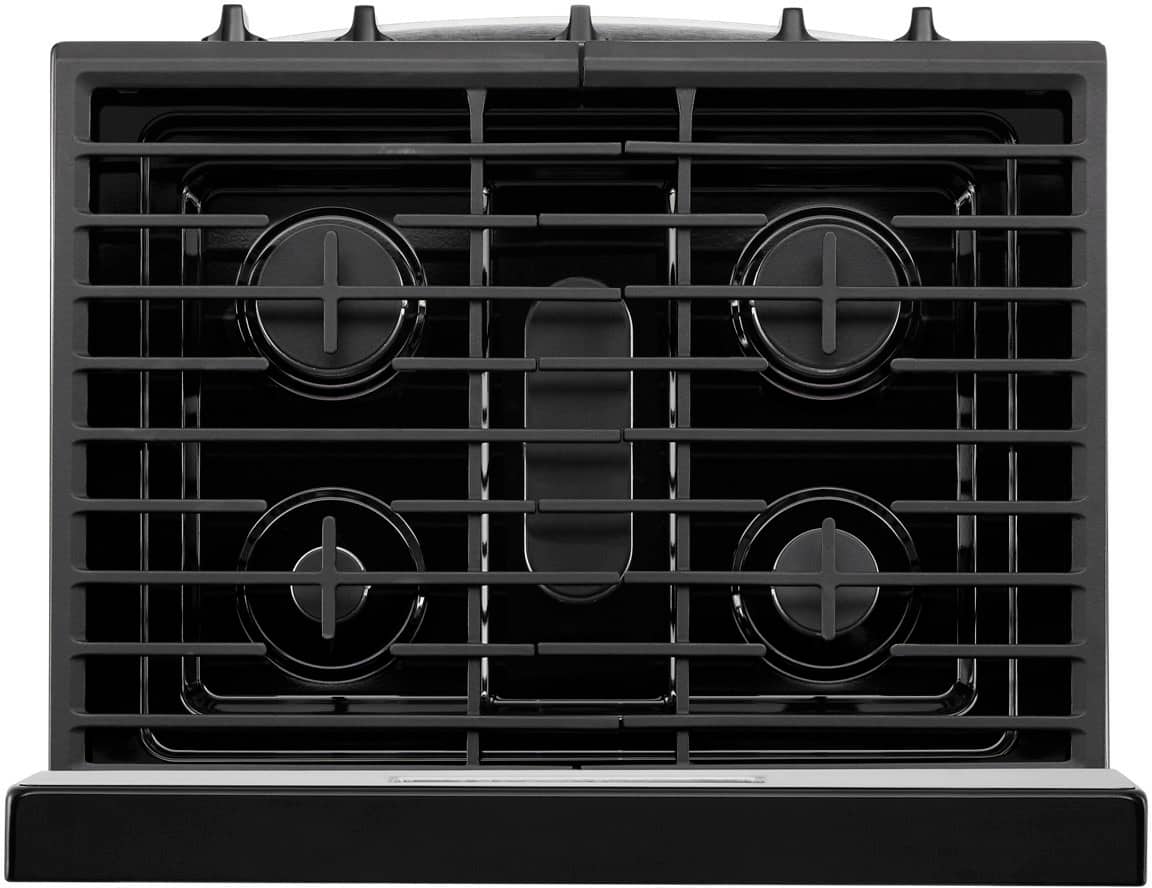 Alt View 16. Whirlpool - 5.1 Cu. Ft. Freestanding Gas Range with Edge to Edge Cooktop - Stainless Steel.