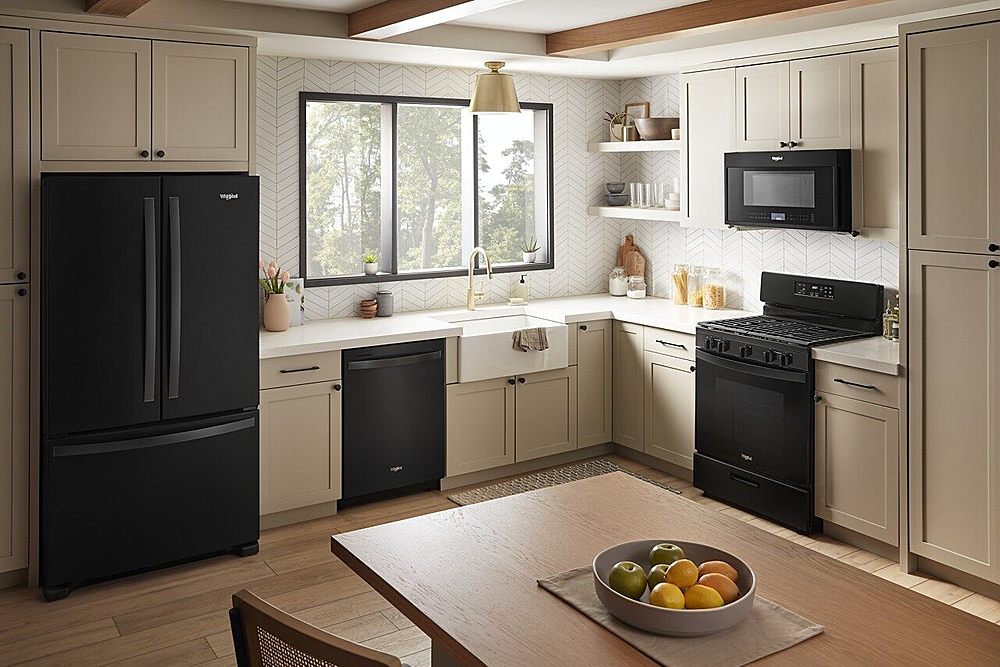 Alt View 16. Whirlpool - 1.9 Cu. Ft. Convection Over-the-Range Microwave with Air Fry Mode - Black.