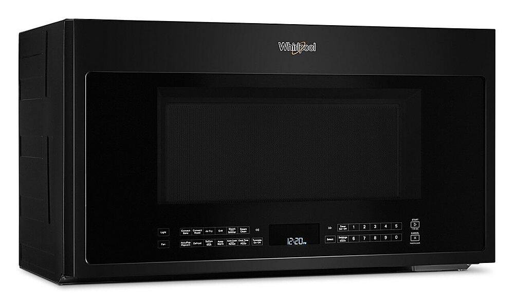 Alt View 1. Whirlpool - 1.9 Cu. Ft. Convection Over-the-Range Microwave with Air Fry Mode - Black.