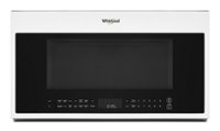 Front. Whirlpool - 1.9 Cu. Ft. Convection Over-the-Range Microwave with Air Fry Mode - White.