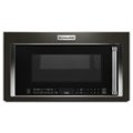 KitchenAid - 1.9 Cu. Ft. Convection Over-the-Range Microwave with Air Fry Mode - Black Stainless Steel