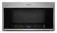 Whirlpool - 1.9 Cu. Ft. Convection Over-the-Range Microwave with Air Fry Mode - Stainless Steel - Front_Zoom