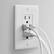 Alt View 14. Insignia™ - 2 Pack - 2-Outlet In-Wall Outlet with 2 USB Ports - White.