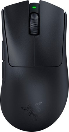 Razer - DeathAdder V3 Pro Lightweight Wireless Optical Gaming Mouse with 90 Hour Battery - Black