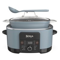 Ninja MC1001 Foodi PossibleCooker PRO 8.5 Quart 8-in-1 Multi-Cooker (Sea Salt Grey)