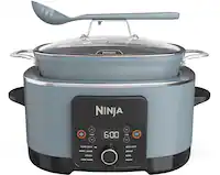 Ninja - Foodi PossibleCooker PRO, 8.5qt Multi-Cooker - Sea Salt Grey - Front_Zoom
