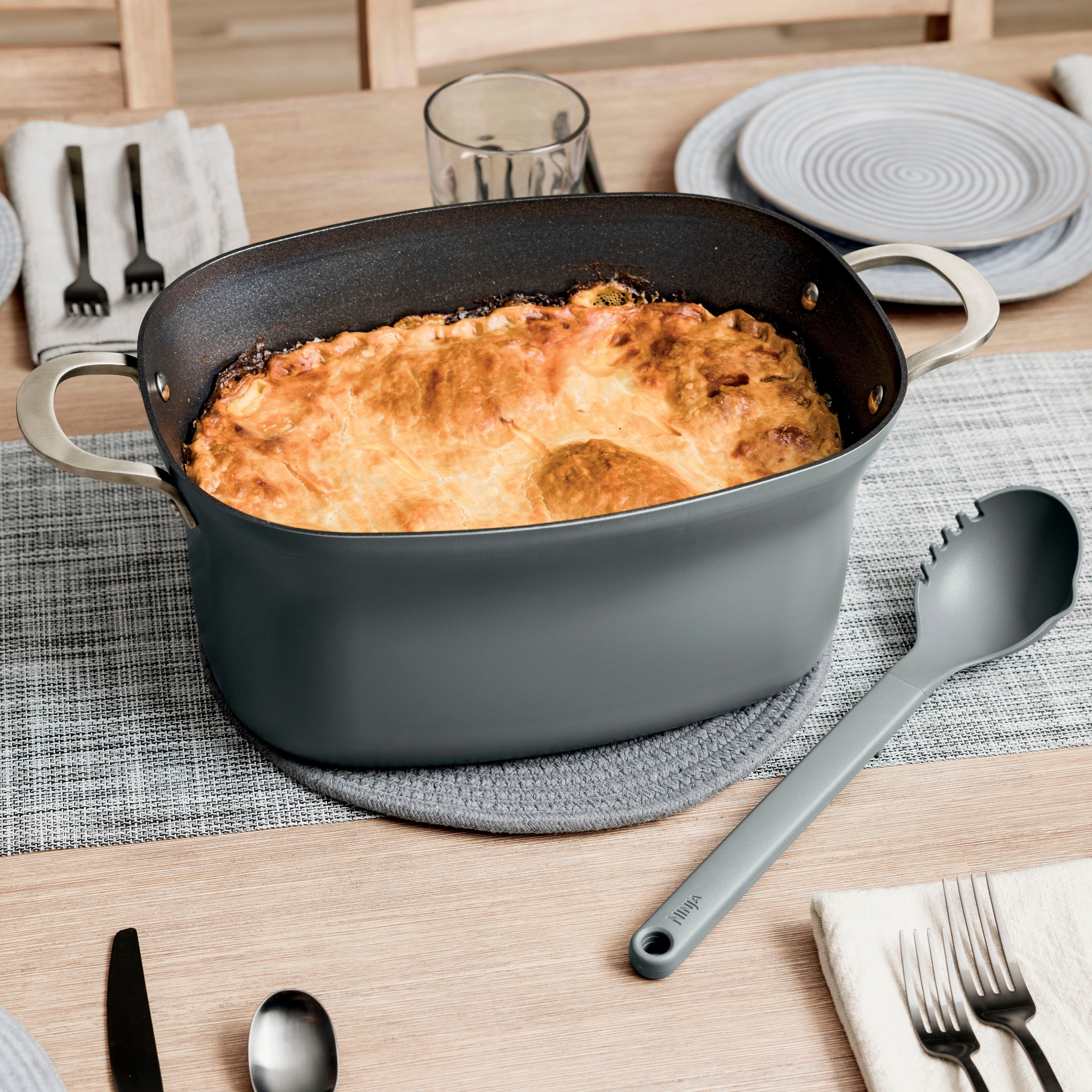 Alt View 1. Ninja - Foodi PossibleCooker PRO, 8.5qt Multi-Cooker - Sea Salt Grey.