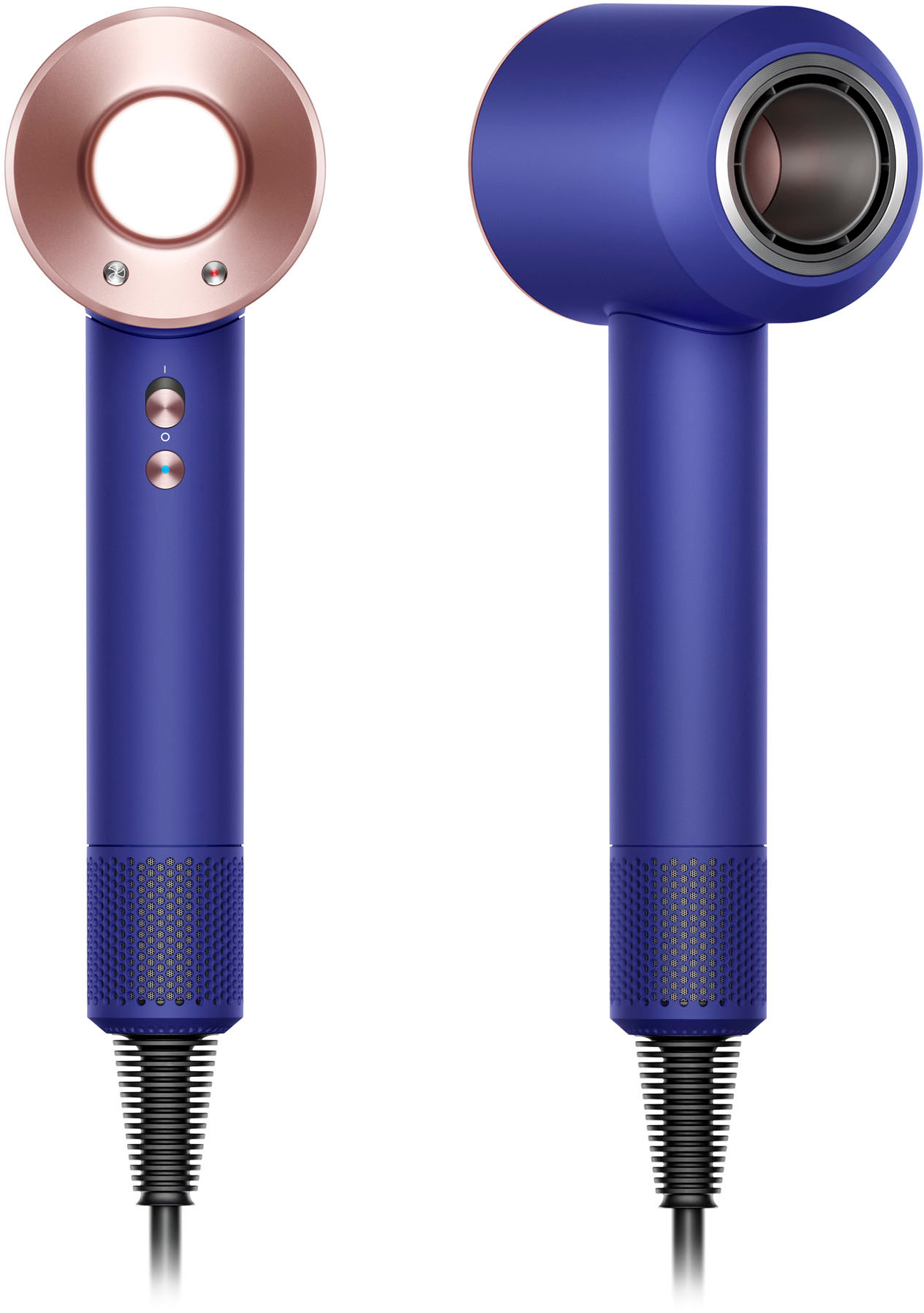 Angle View: Dyson - Supersonic Hair Dryer - Vinca Blue/Rosé