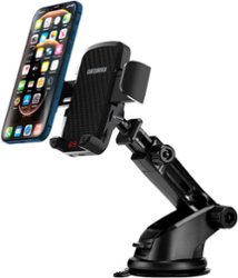 Car and Driver - FM Transmitter Phone Mounting Kit - Black - Front_Zoom