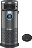Shark - 3-in-1 Air Purifier, Heater & Fan with NanoSeal HEPA, Cleansense IQ, Odor Lock, for 500 Sq. Ft - Grey - Front_Zoom