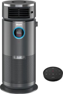 Shark - 3-in-1 Air Purifier, Heater & Fan with NanoSeal HEPA, Cleansense IQ, Odor Lock, for 500 Sq. Ft - Grey
