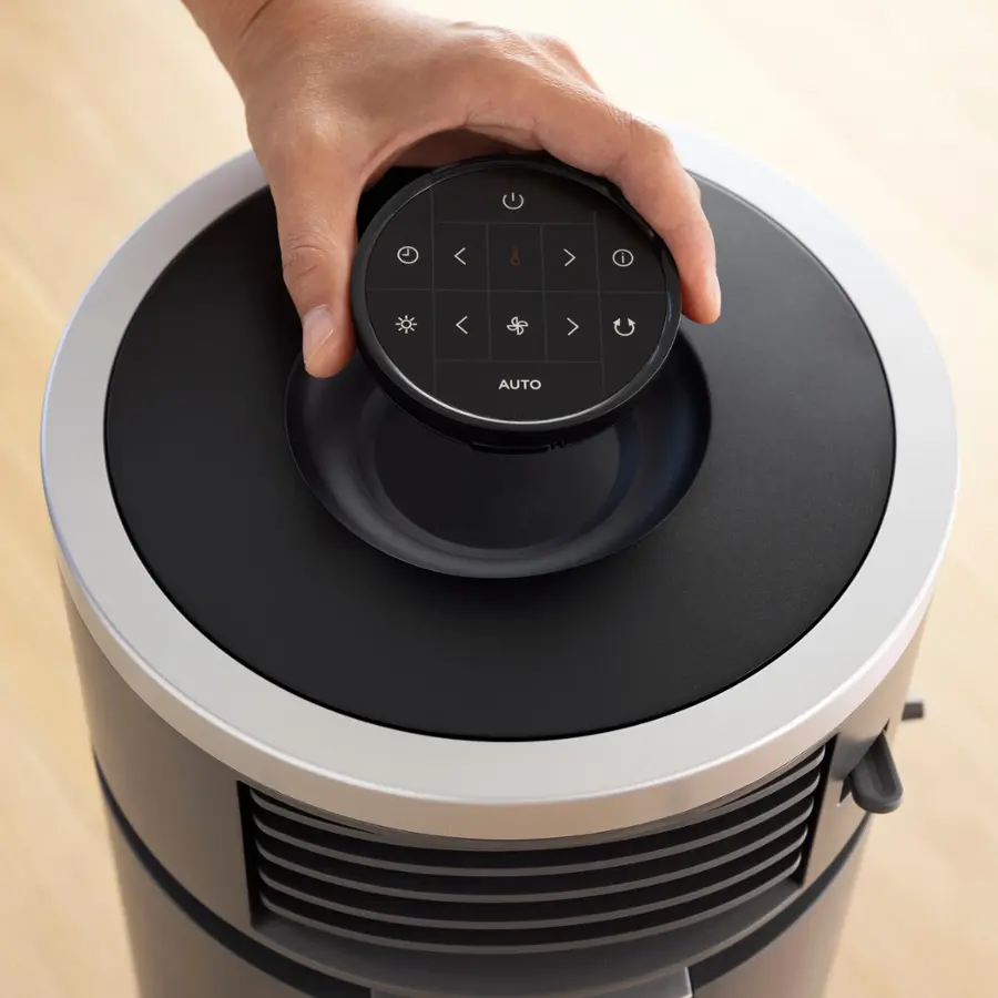 Alt View 19. Shark - 3-in-1 Air Purifier, Heater & Fan with NanoSeal HEPA, Cleansense IQ, Odor Lock, for 500 Sq. Ft - Grey.