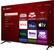 Alt View 2. TCL - 50" Class 4-Series 4K UHD HDR Smart Roku TV - Black.