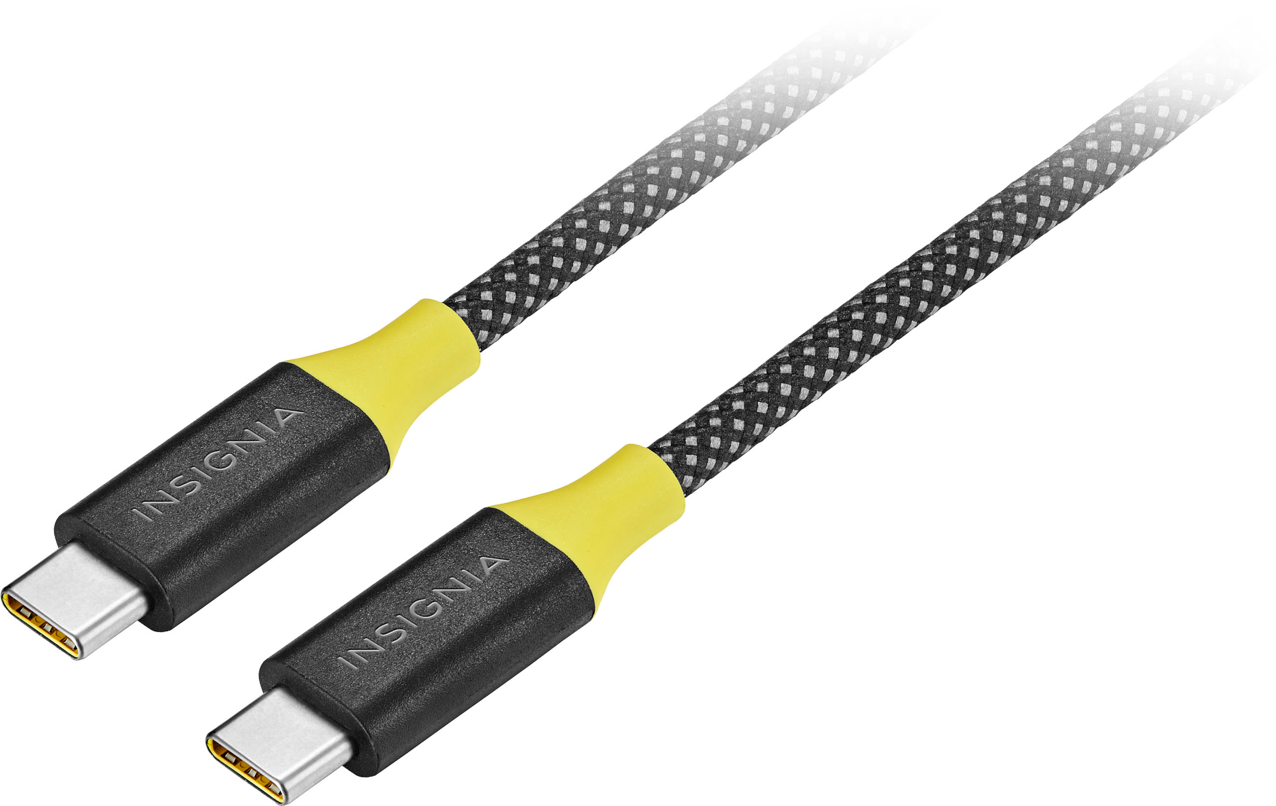 Insignia™ 8ft 100W USB-C to USB-C Charge-and-Sync Braided Cable