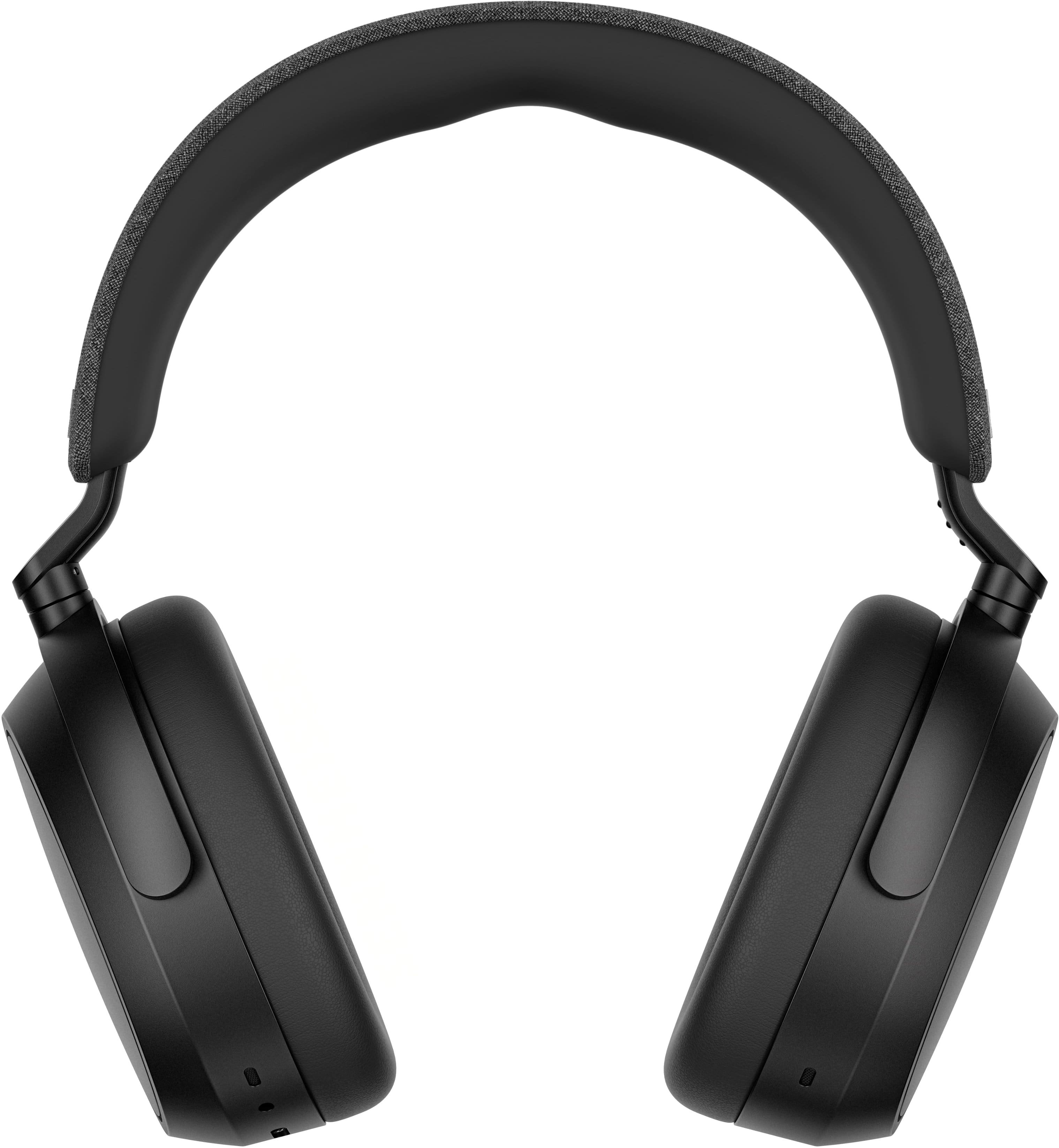 Angle. Sennheiser - Momentum 4 Wireless Adaptive Noise-Canceling Over-The-Ear Headphones - Black.