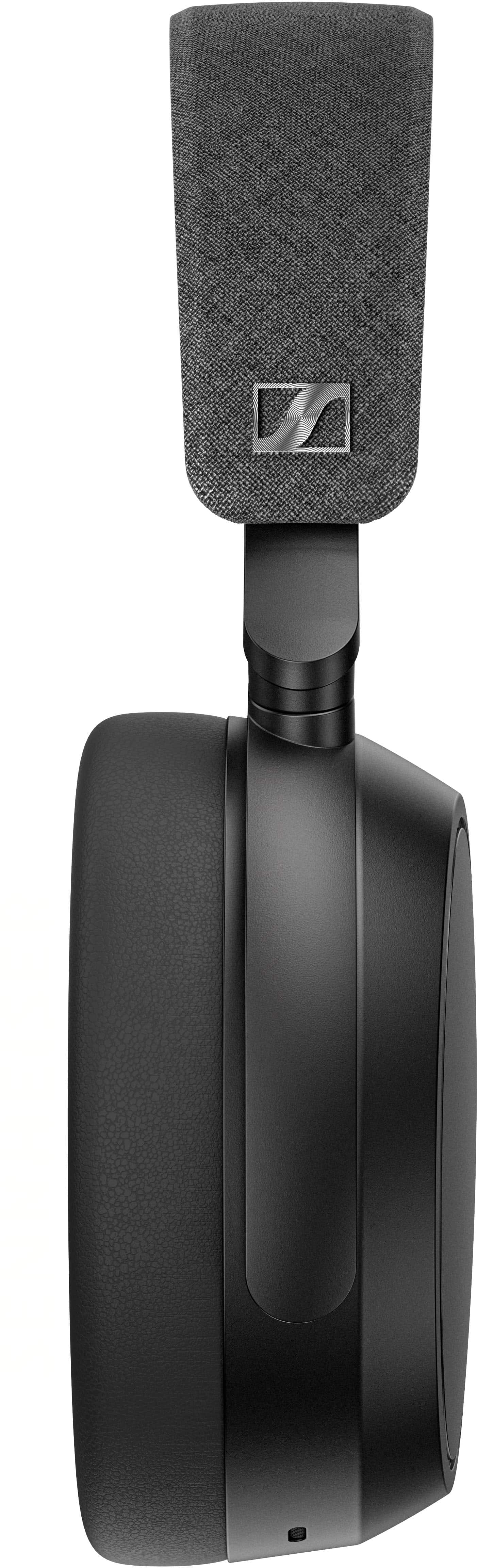 Alt View 12. Sennheiser - Momentum 4 Wireless Adaptive Noise-Canceling Over-The-Ear Headphones - Black.