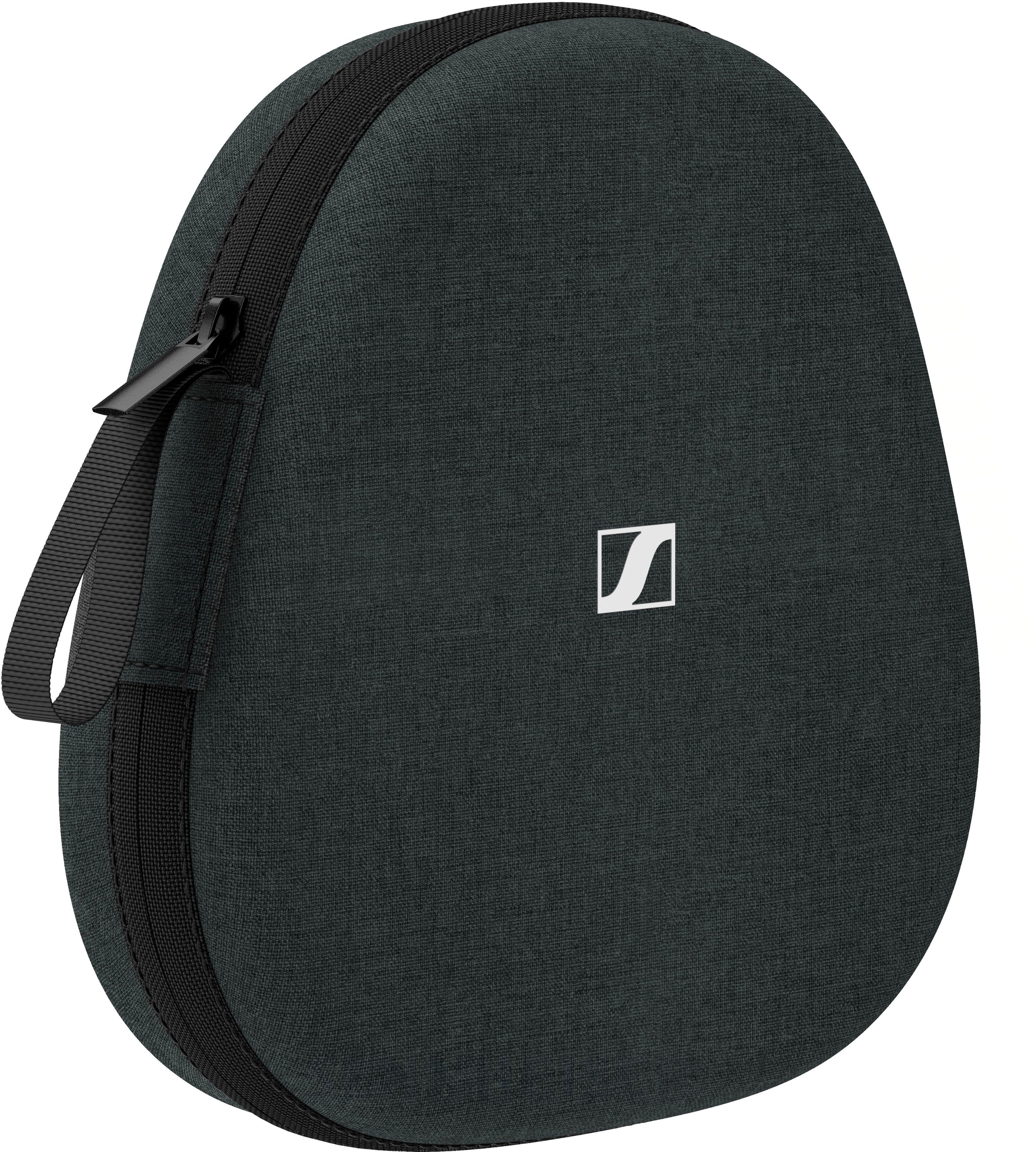 Alt View 14. Sennheiser - Momentum 4 Wireless Adaptive Noise-Canceling Over-The-Ear Headphones - Black.