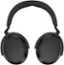 Left. Sennheiser - Momentum 4 Wireless Adaptive Noise-Canceling Over-The-Ear Headphones - Black.