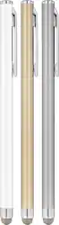 Insignia™ - Slim Stylus for Smartphones, Tablets and More (3-Pack) - Multicolor - Front_Zoom