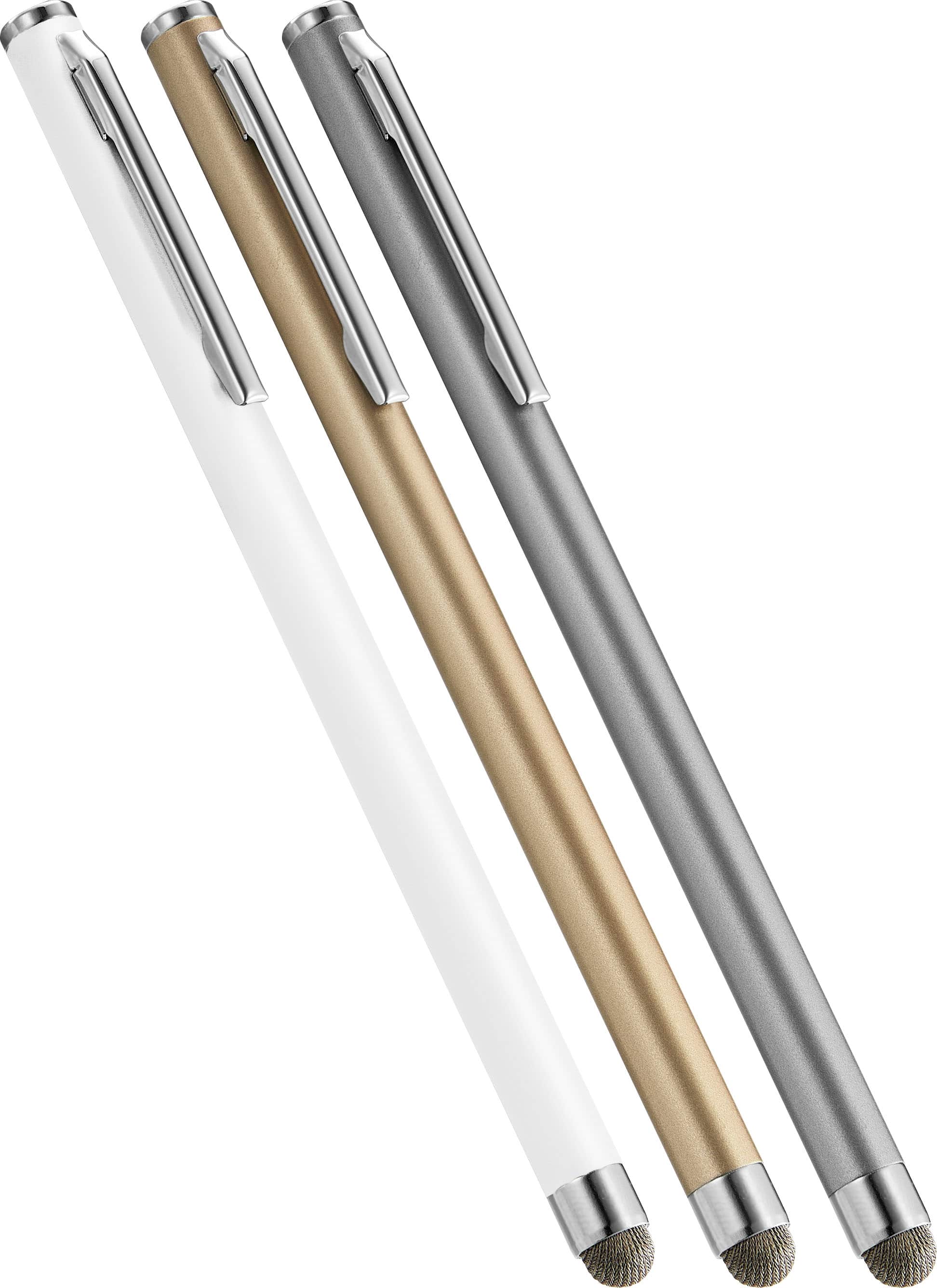 Alt View 11. Insignia™ - Slim Stylus for Smartphones, Tablets and More (3-Pack) - Multicolor.