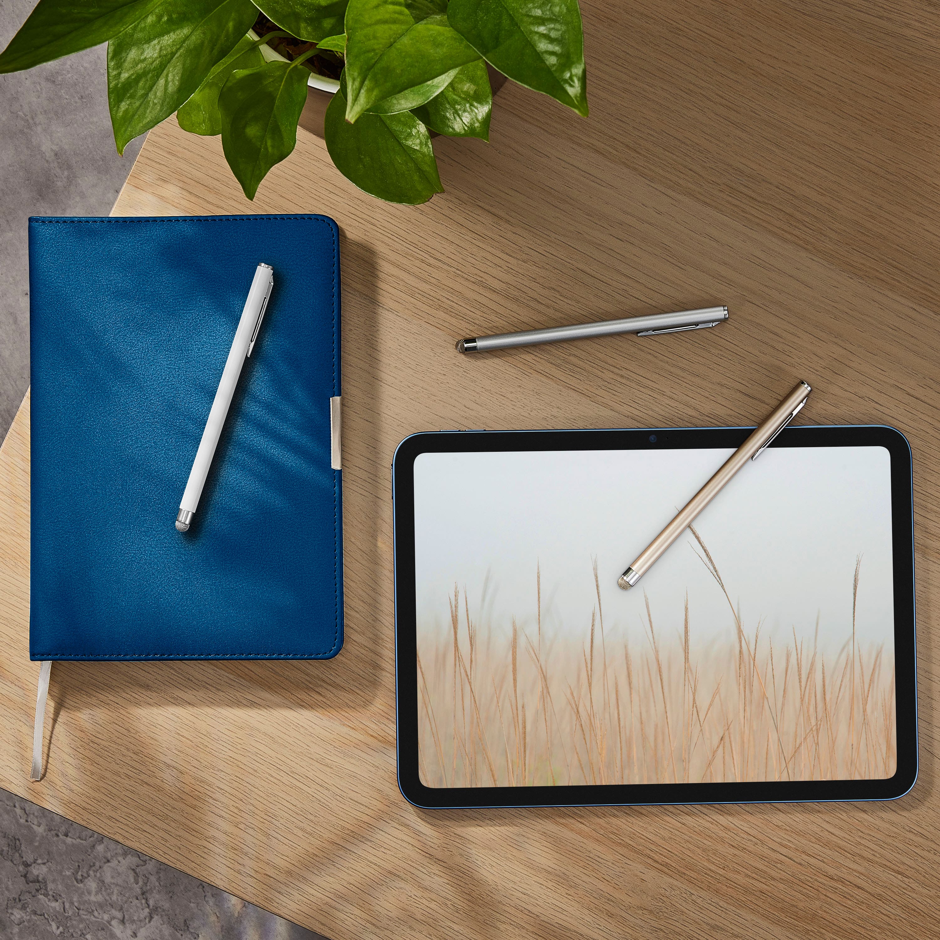 Alt View 16. Insignia™ - Slim Stylus for Smartphones, Tablets and More (3-Pack) - Multicolor.