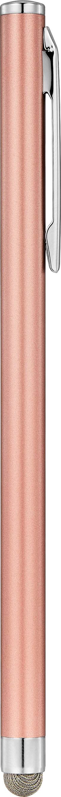 Front. Insignia™ - Slim Stylus for Smartphones, Tablets and More - Rose Gold.
