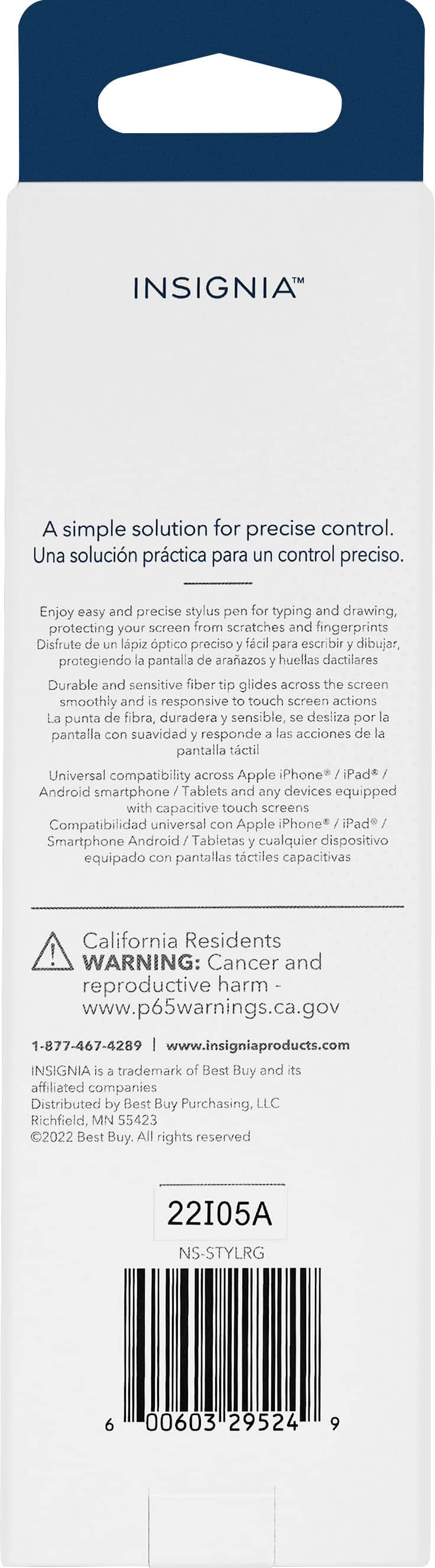 Alt View 15. Insignia™ - Slim Stylus for Smartphones, Tablets and More - Rose Gold.