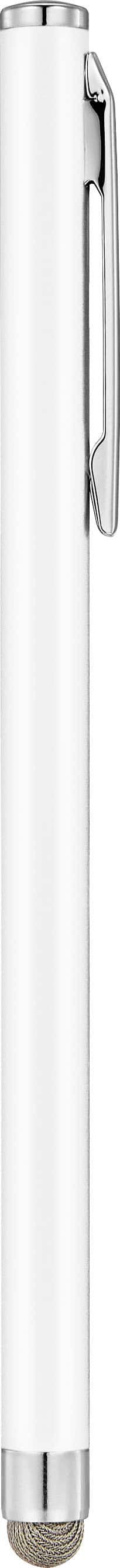 Front. Insignia™ - Slim Stylus for Smartphones, Tablets and More - White.