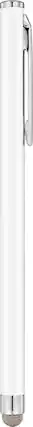 Front. Insignia™ - Slim Stylus for Smartphones, Tablets and More - White.