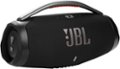 Front. JBL - Boombox3 Portable Bluetooth Speaker - Black.