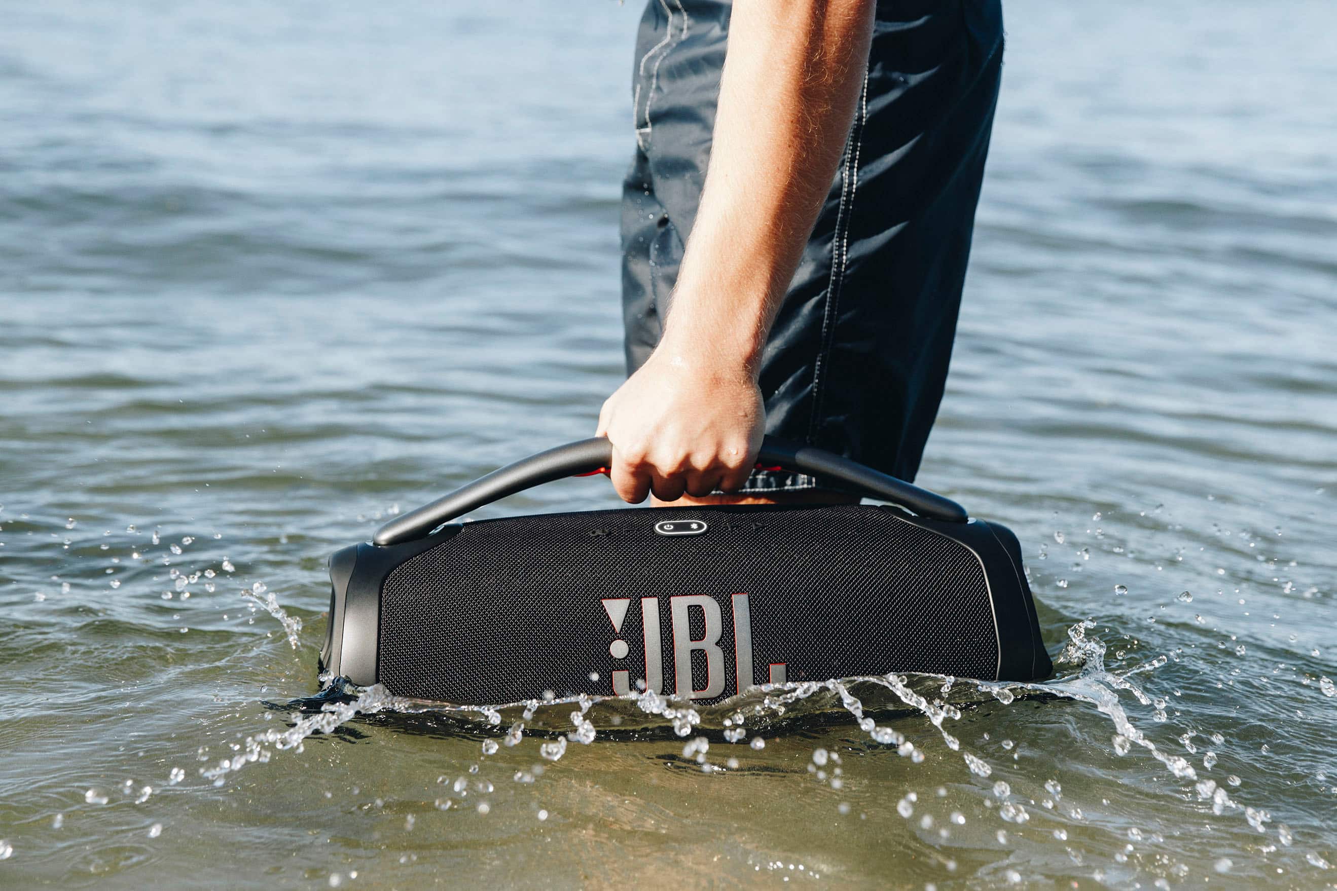 Alt View 17. JBL - Boombox3 Portable Bluetooth Speaker - Black.