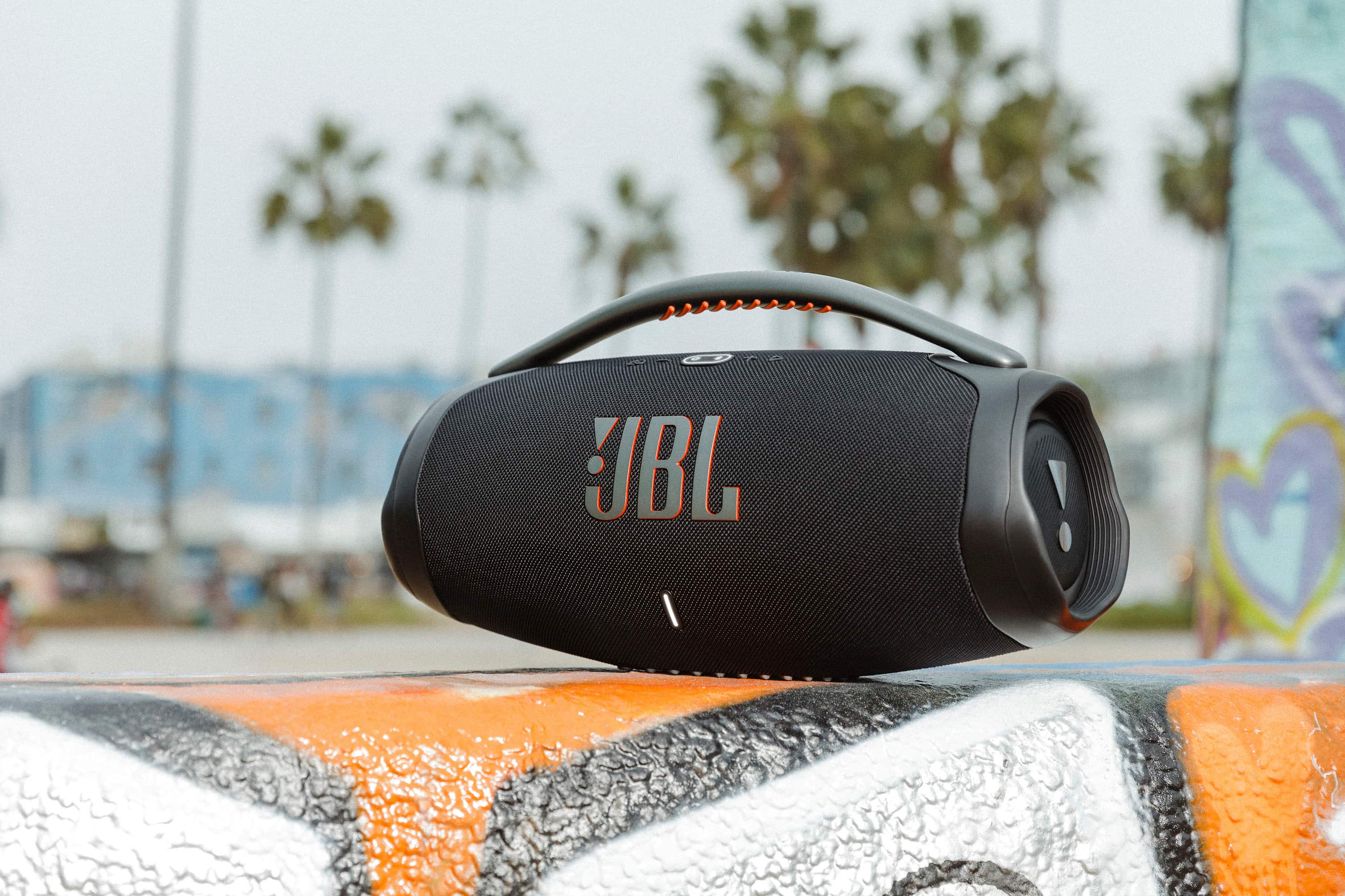 Alt View 19. JBL - Boombox3 Portable Bluetooth Speaker - Black.