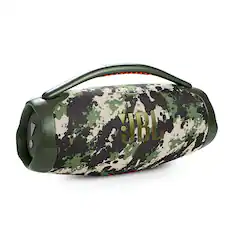 Front. JBL - Boombox3 Portable Bluetooth Speaker - Black.