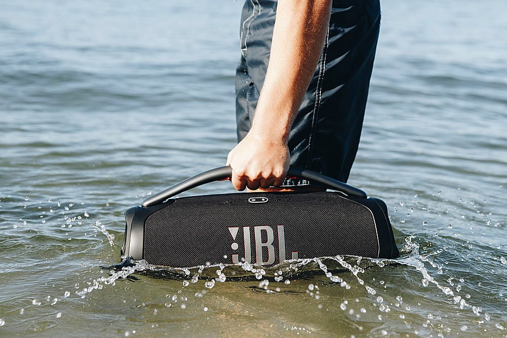Alt View 17. JBL - Boombox3 Portable Bluetooth Speaker - Black.