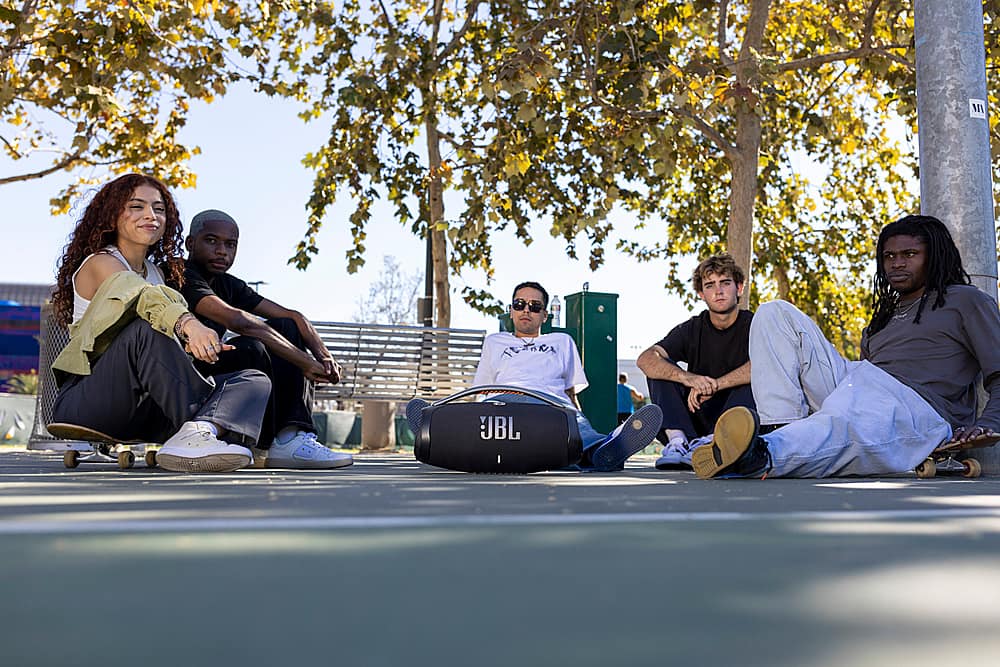 Alt View 18. JBL - Boombox3 Portable Bluetooth Speaker - Black.