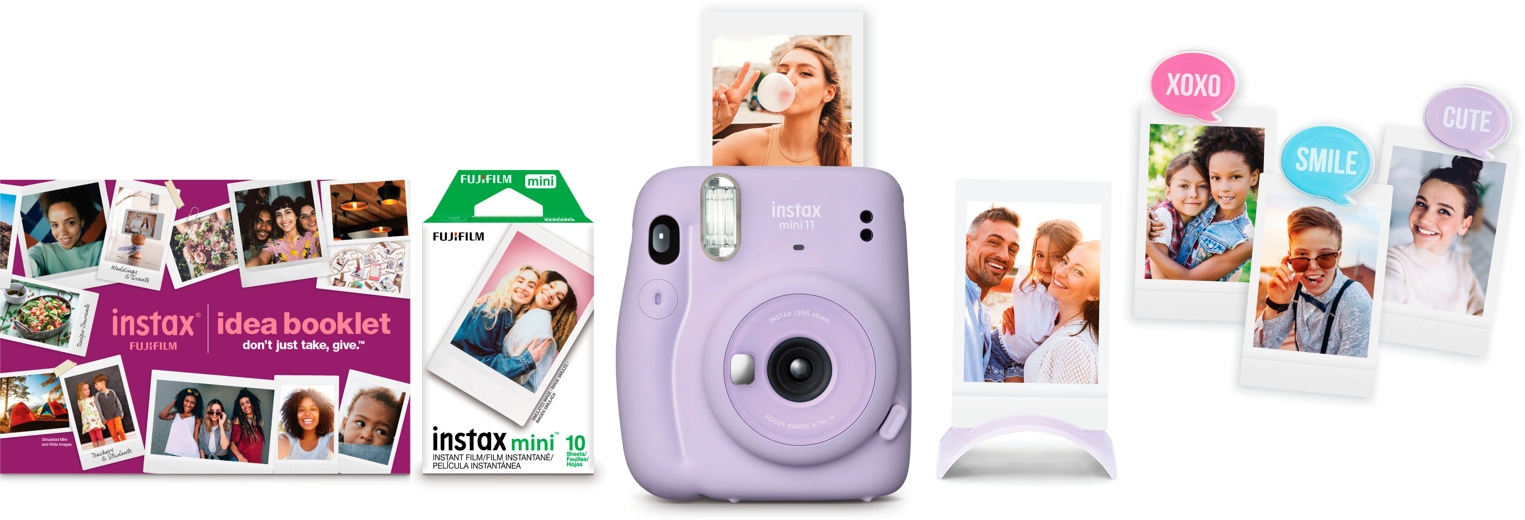  Fujifilm Instax Mini 11 Instant Camera - Lilac Purple :  Electronics