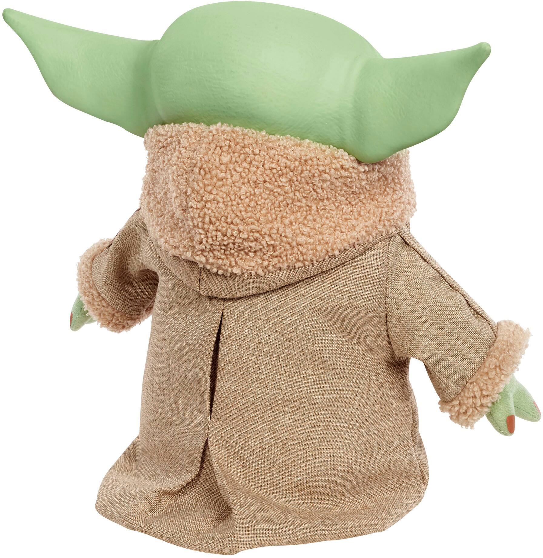 Alt View 11. Star Wars - Grogu 11" Squeeze & Blink Plush - Green/Brown.