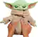 Alt View 12. Star Wars - Grogu 11" Squeeze & Blink Plush - Green/Brown.