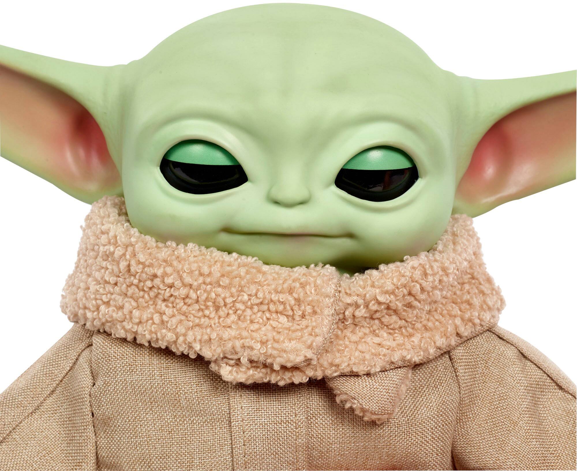 Alt View 16. Star Wars - Grogu 11" Squeeze & Blink Plush - Green/Brown.