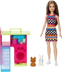 Barbie - Pet Playhouse Playset with Doll - Front_Zoom